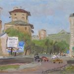 Суворовскй бульвар, 1997, 55х65, х.м.
